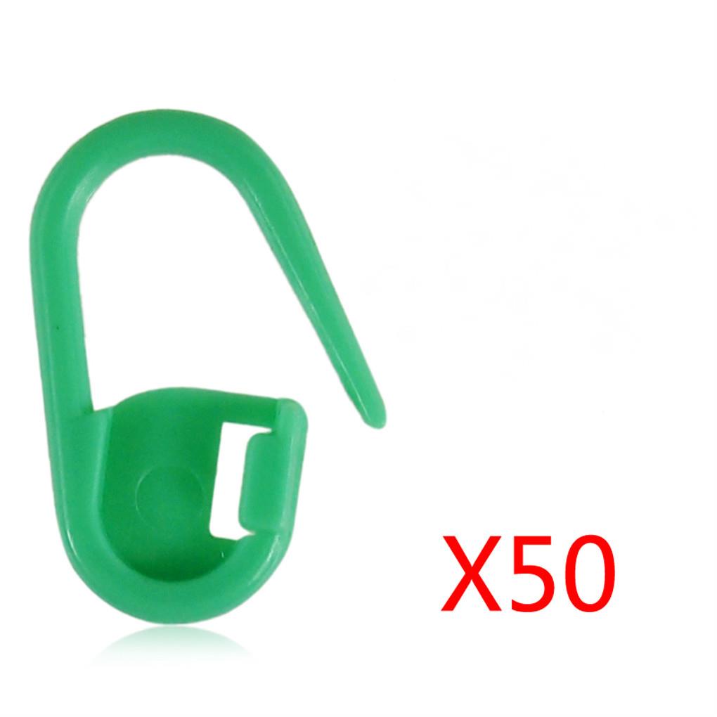 Set 50 Giá Đỡ Nhựa Đánh Dấu Kim Móc Len Thủ Công ff86