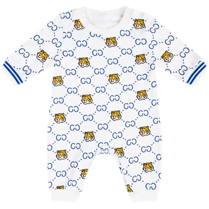 Áo Liền Quần Tay Dài Bằng Cotton Thời Trang Mùa Thu Mới Cho Bé Trai 0-18 Tháng Tuổi