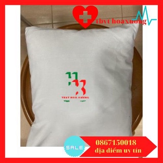 Gối kê tay khám bệnh, lấy máu xét nghiệm bệnh nhân màu xanh , màu trắng