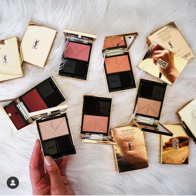 Phấn má hồng/ Phấn phủ YSL COUTURE BLUSH mịn xinh xắn che khuyết điểm lâu trôi kiềm dầu chuyên dụng cho trang điểm