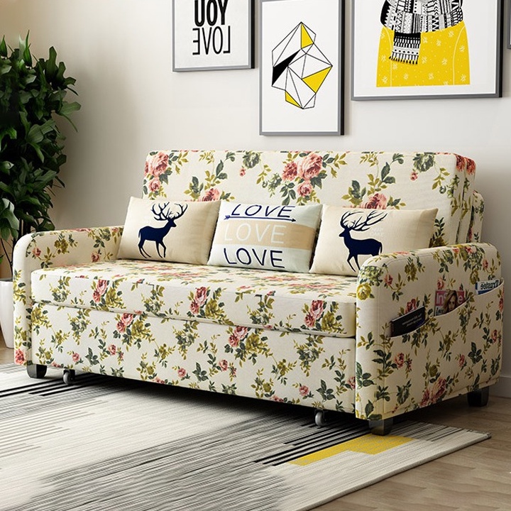 Giường Ngủ Thông Minh, Ghế Sofa Gấp Gọn Thành Giường Kích Thước 1m6x1m9.