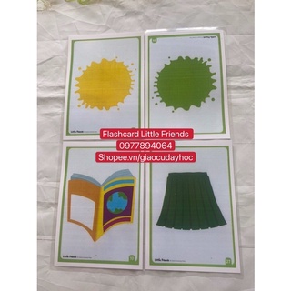 FLASHCARD LITTLE FRIENDS -76 thẻ ép plastic