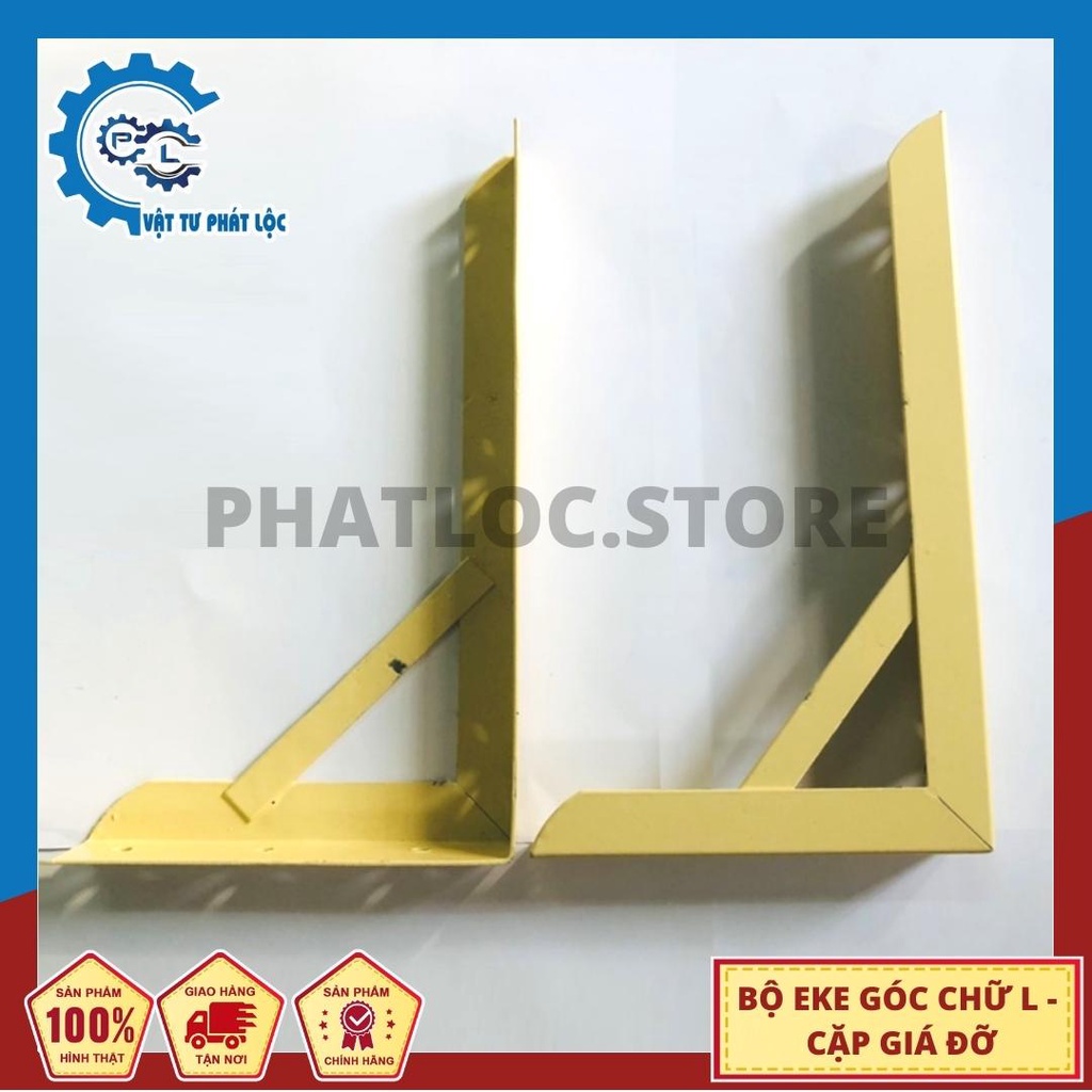 Bộ Eke góc chữ L - Cặp giá đỡ nhiều kích cỡ