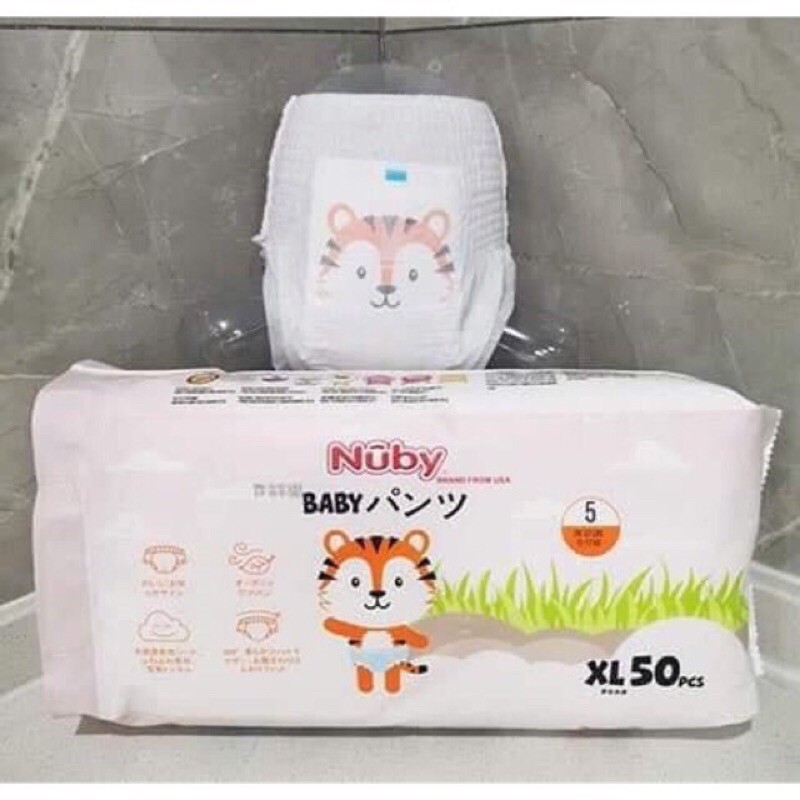 Bỉm quần NUBY combo 2 bịch 100M/100L/100XL/100XXL