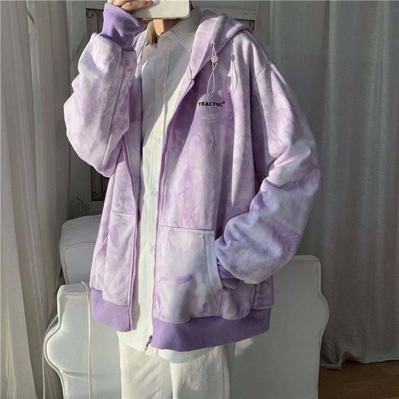 Áo khoác cardigan dài tay dáng rộng phối khóa kéo thời trang xuân thu cho nữ | BigBuy360 - bigbuy360.vn