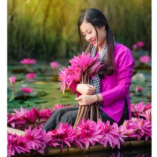 Set áo bà ba kèm váy đụp