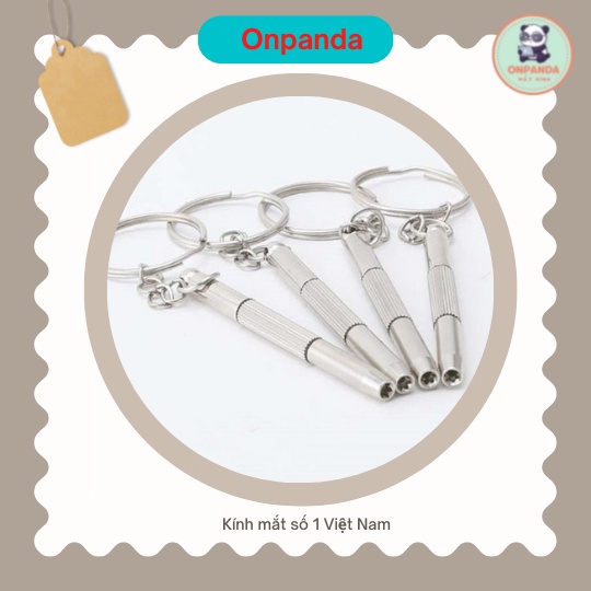 Móc vít chìa khóa vặn ốc Onpanda sửa kính mắt 3 đầu đa năng