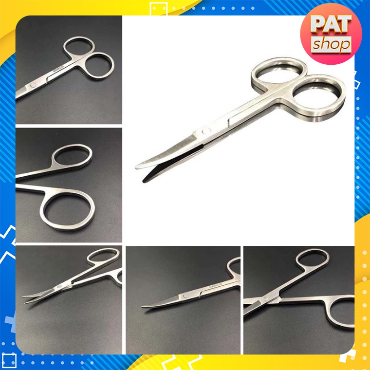 Kéo cắt tỉa lông mũi / lông mày/ lông mi bằng thép không gỉ #K2