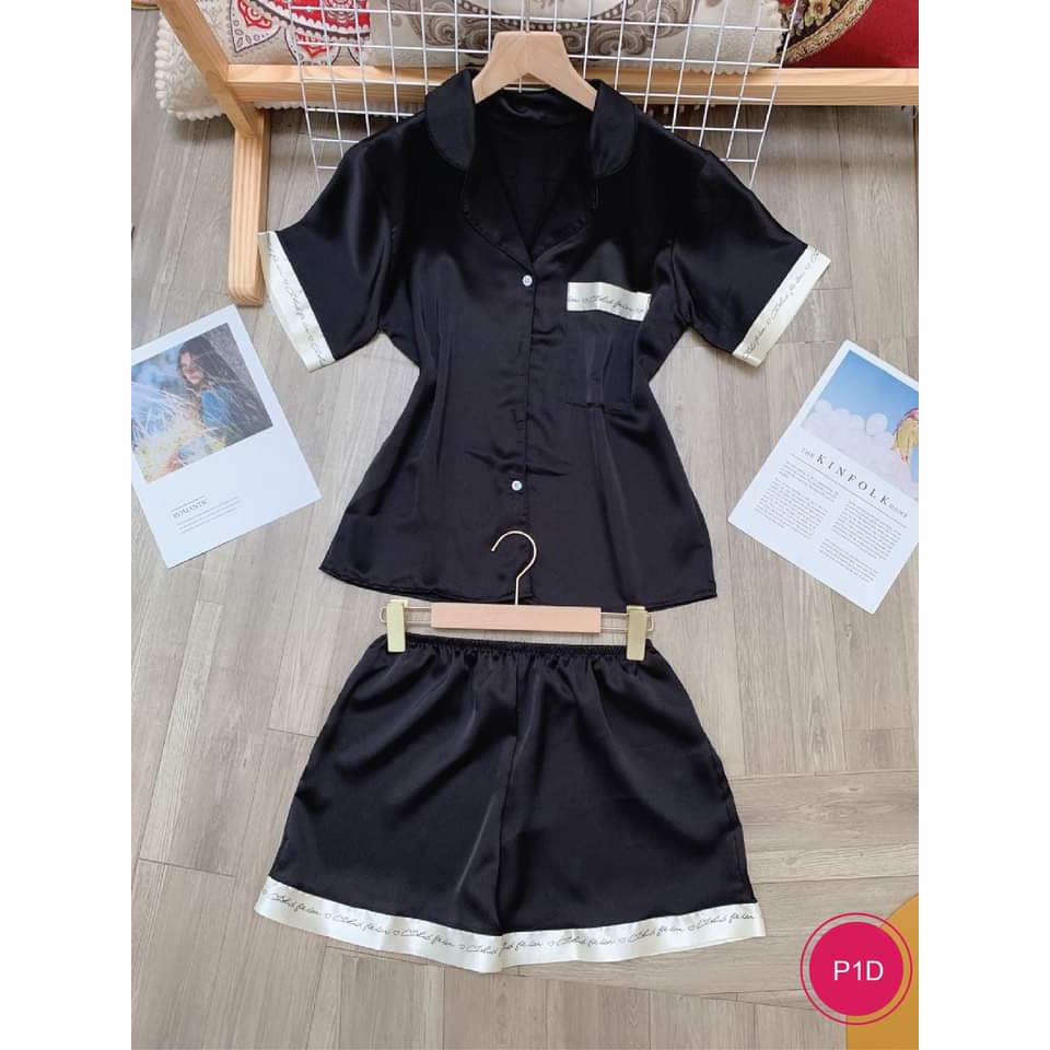 Bộ đồ ngủ nữ pijama cộc đùi bộ mặc nhà chất lụa mềm mại thoải mái dễ thương giá rẻ Hanz.vn H27 | BigBuy360 - bigbuy360.vn