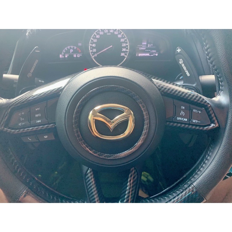 Ốp volang Mazda 3fl cacbon