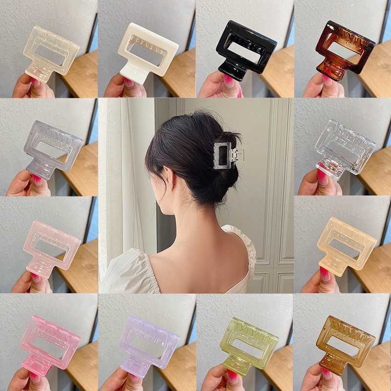 [Có sẵn] Kẹp tóc thiết kế đơn giản thanh lịch dành cho nữ phong cách Hàn Quốc