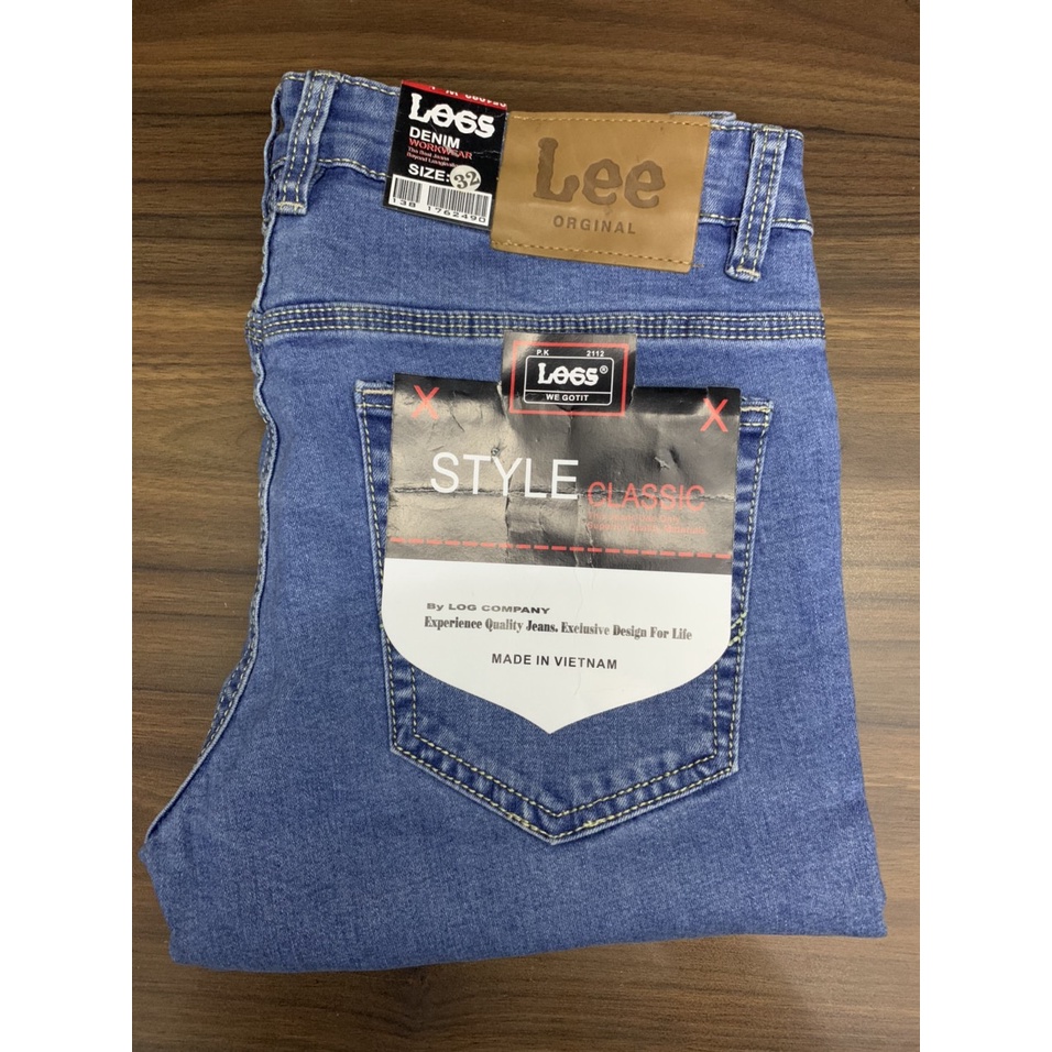 Sale !!! quần jean dài nam màu xanh nhạt 60 - 70kg - Sz 32