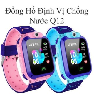 Đồng hồ thông minh định vị Q12 sạc nam châm, chống nước, gắn sim nghe gọi như điện thoại. Chính Hãng [vthm9]