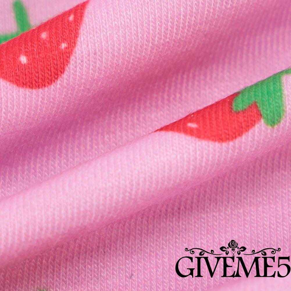 Áo Hai Dây Hoạ Tiết Dâu Tây Thiết Kế Quyến Rũ