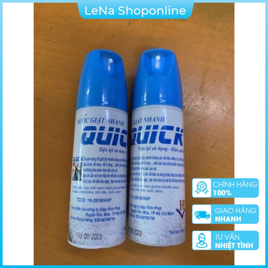 [FREESHIP & QUÀ TẶNG] Nước giặt khô đa năng Quick (xử lý và tẩy nhanh các vết bẩn mà không cần phải dùng nước)