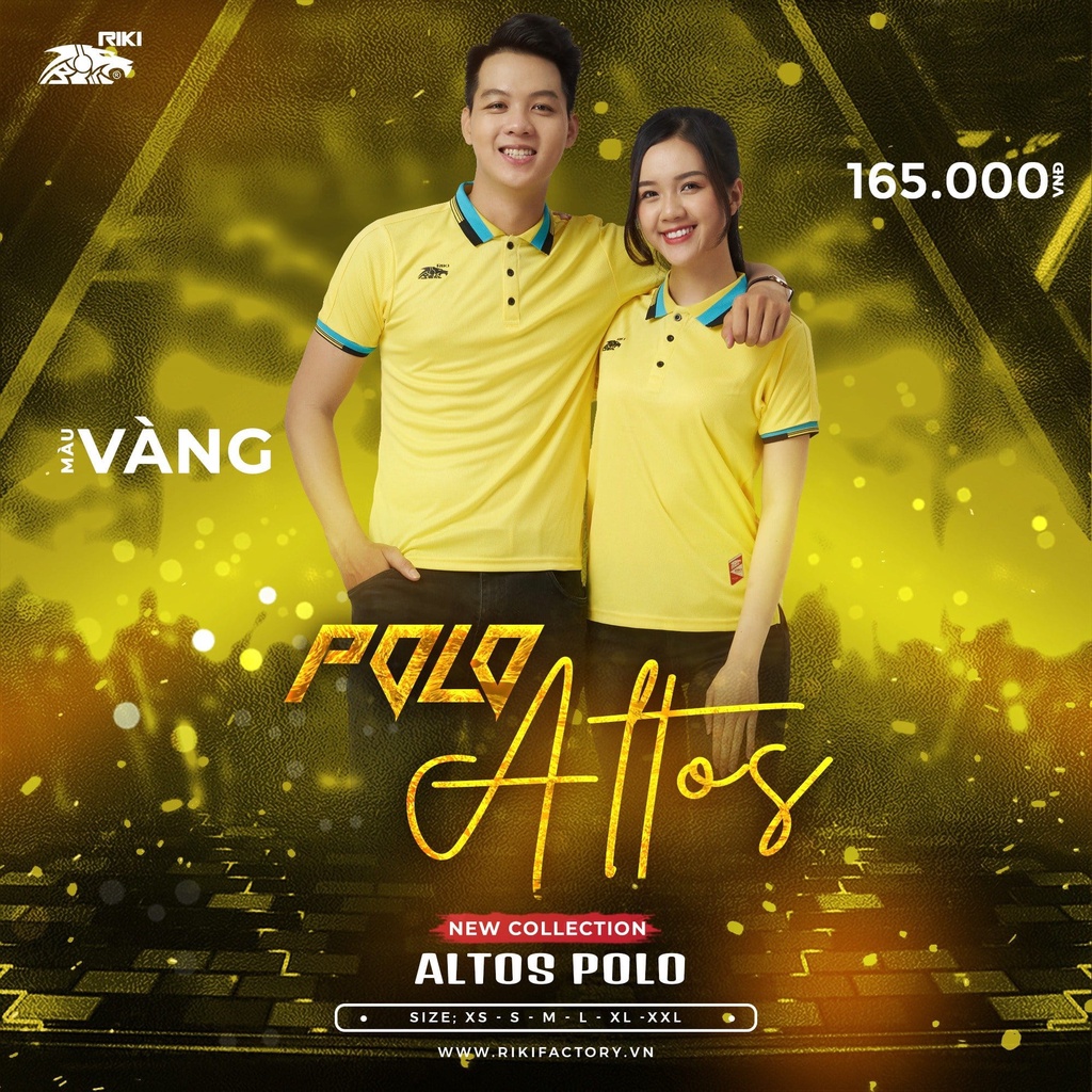 Áo cặp thời trang nam nữ, Áo POLO RIKI ALTOS - Dungcusport