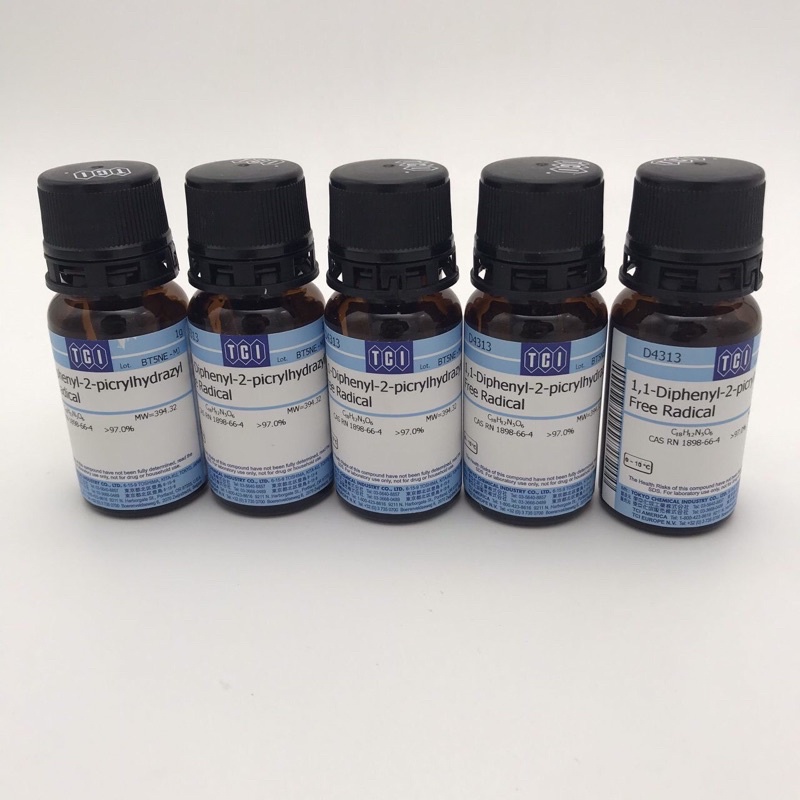 Hoá chất DPPH , 1,1-Diphenyl-2-picrylhydrazyl , lọ 1g, hàng TCi