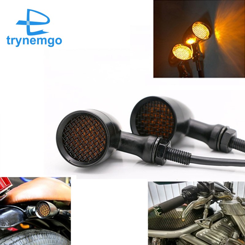 Đèn Led Xi Nhan Màu Hổ Phách 10mm Cho Xe Mô Tô Yamaha