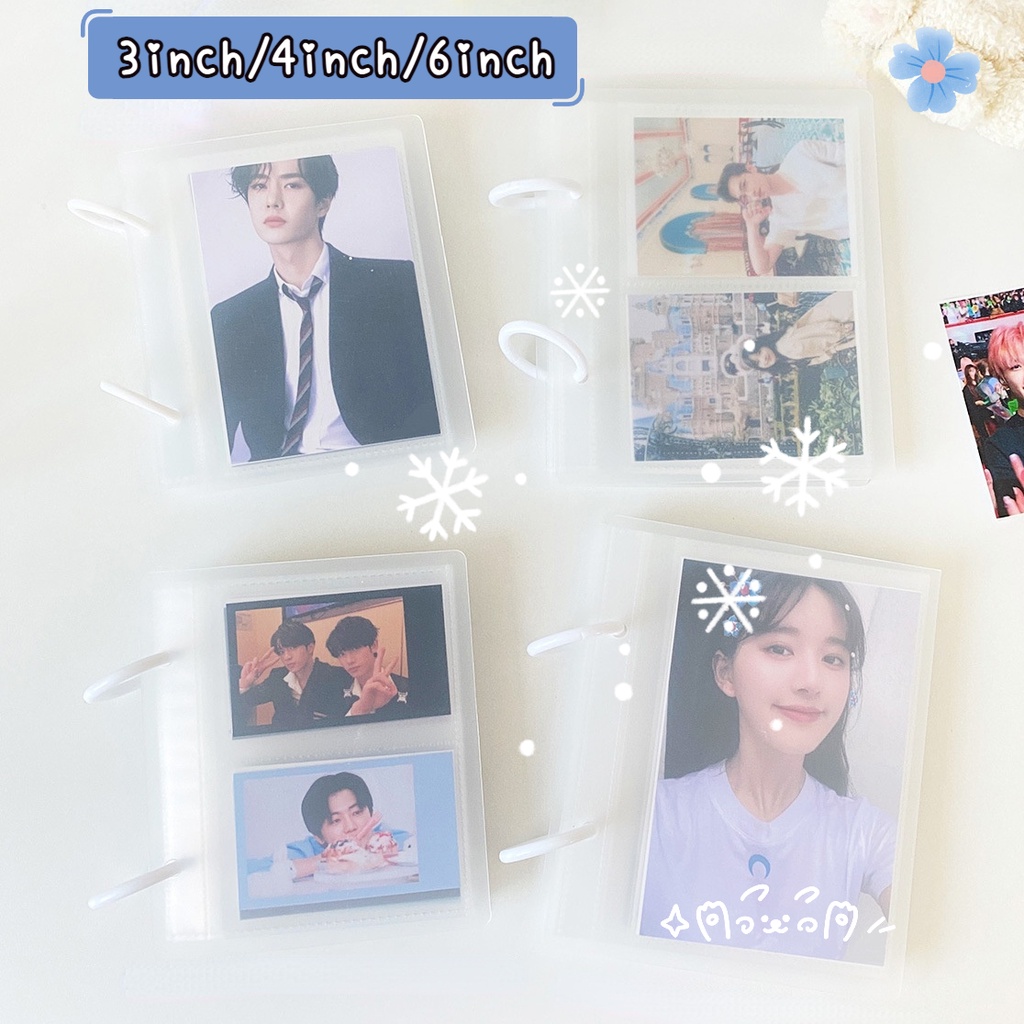 Album Đựng Ảnh Thẻ Mini 3inch / 4inch / 6inch Phong Cách Tối Giản