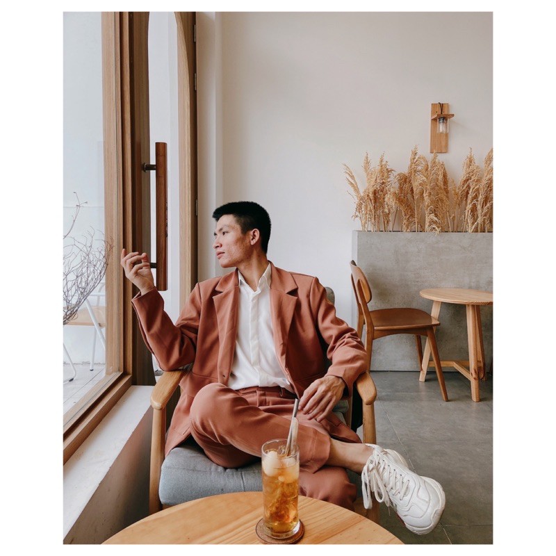 [Mã SKAMA06 giảm 8% tối đa 50K đơn 250K] Quần Âu OAO nâu hạt dẻ basic | BigBuy360 - bigbuy360.vn