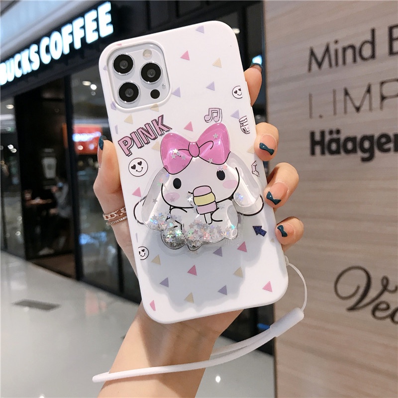 Ốp Điện Thoại Mềm Hình cinnamoroll Cho samsung a54 a53 a30s a20s s20 s21 s23 fe s23 s22 plus ultra Giá Đỡ