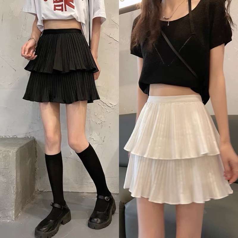 CHÂN VÁY DẬP LY 2 TẦNG