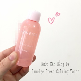 COMBO 3 CHAI Nước Hoa Hồng LANEIGE FRESH CALMING TONER 50ml