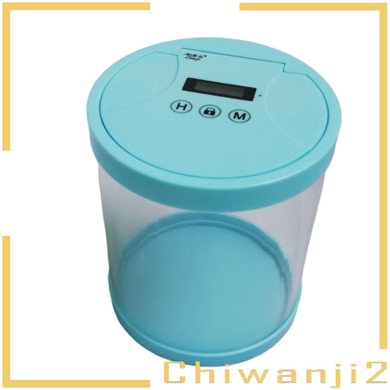 [Chiwanji2] 1 Hộp Đựng Đồ Ăn Vặt Đa Năng Có Khóa Thời Gian