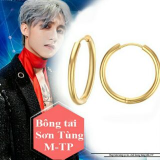 Bông tai inox thời trang của Sơn Tùng M-TP