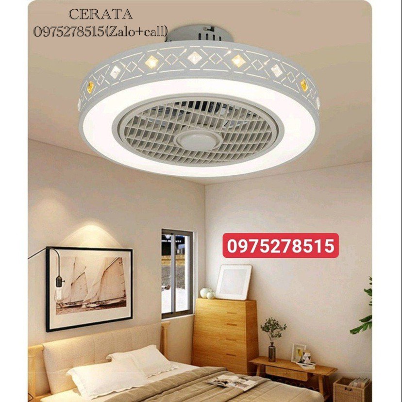 Quạt Áp Trần Xoay X360đ Phù Hợp Treo Trần Thấp, 3 Chế Độ Ánh Sáng,Có Điều Khiển Từ Xa
