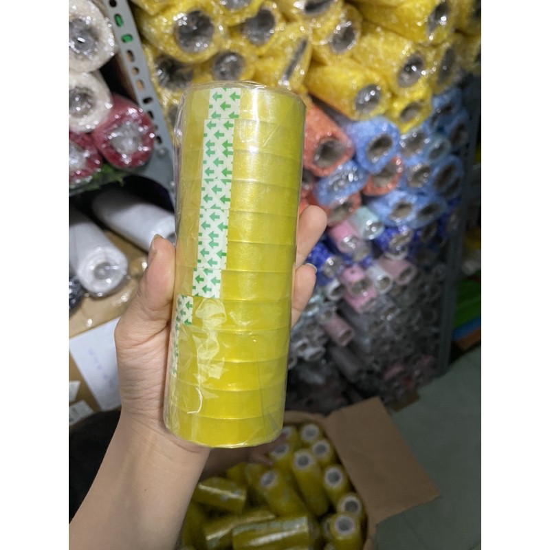 Băng keo nhỏ cây 12 cuộn