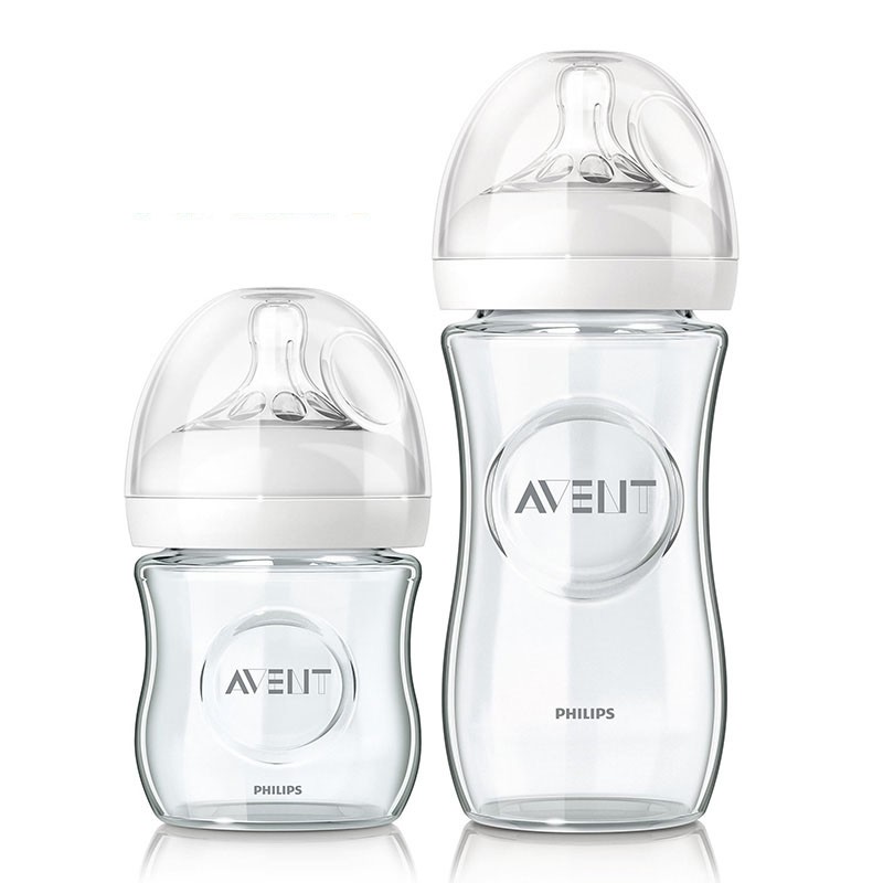 Bình sữa AVENT Natural thuỷ tinh 120-240ml