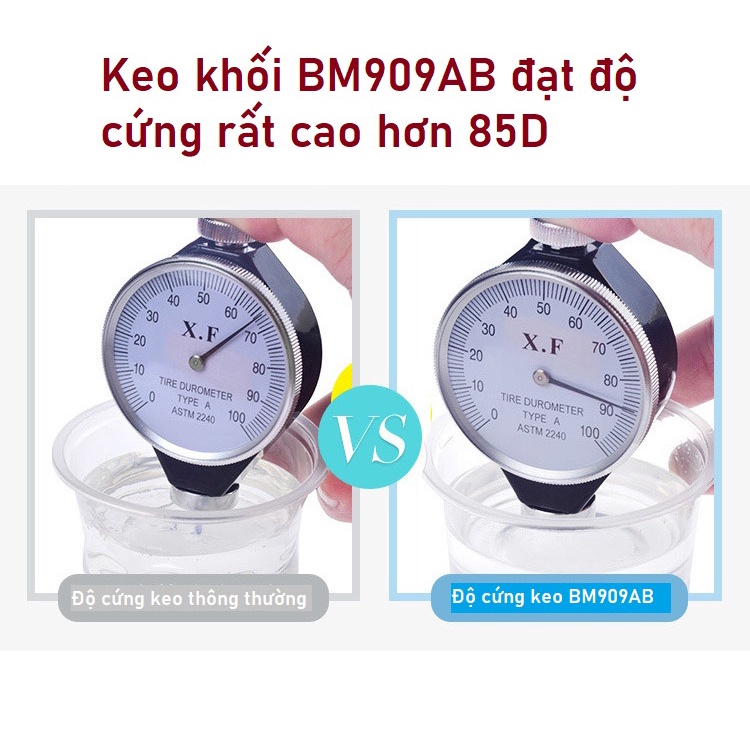 Bộ 4kg keo khối Epoxy Resin cao cấp, chiều dày tối đa mỗi lớp 5cm, đổ bàn, các sản phẩm có diện tích và chiều dày lớn