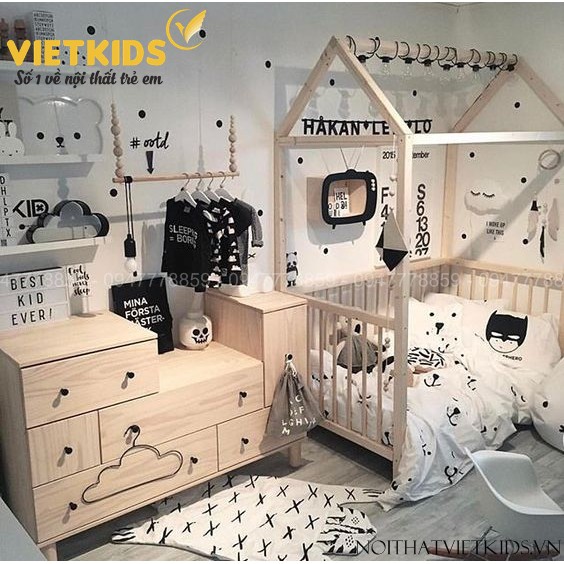 Nỗi cũi trẻ em - đồ nội thất xuất khẩu