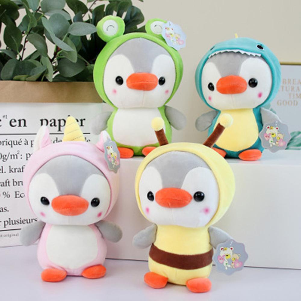 Thú Nhồi Bông Hình Chim Cánh Cụt / Khủng Long / Ếch Cỡ Nhỏ Dễ Thương 13 / 25cm REBUY1