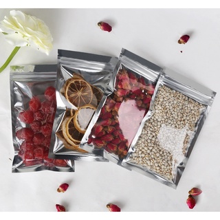 Túi zip bạc 1 mặt bạc đáy đứng (1 set túi  Zipper =500g đủ các cỡ) xả giá gốc