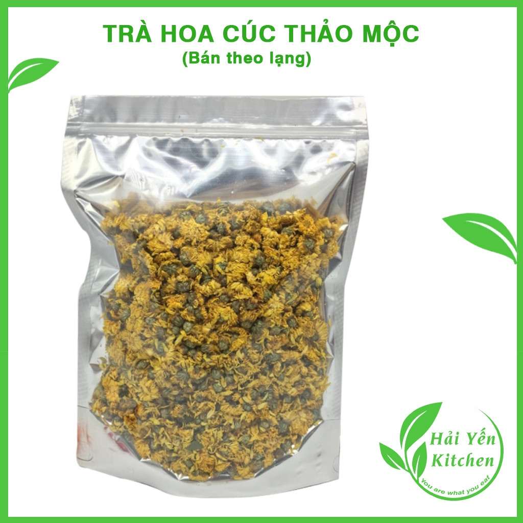 (Ảnh thật) Trà Hoa Cúc Thảo Mộc Nhà Trồng - Không Chất Bảo Quản - Bán Từ 01 Lạng - Homegrown Chamomile Tea