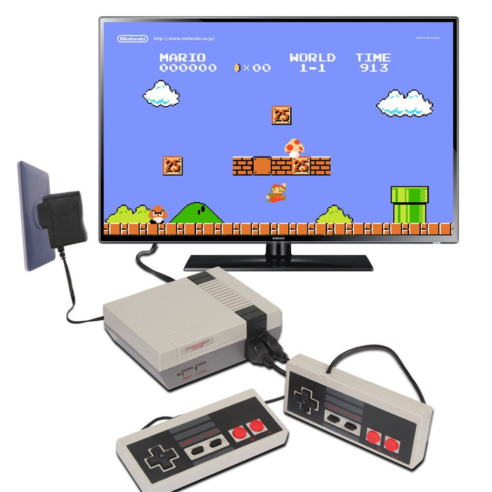 Bộ Máy Chơi Game Cổ Điển 620 Tích Hợp 8 Nút Điều Khiển Và Phụ Kiện