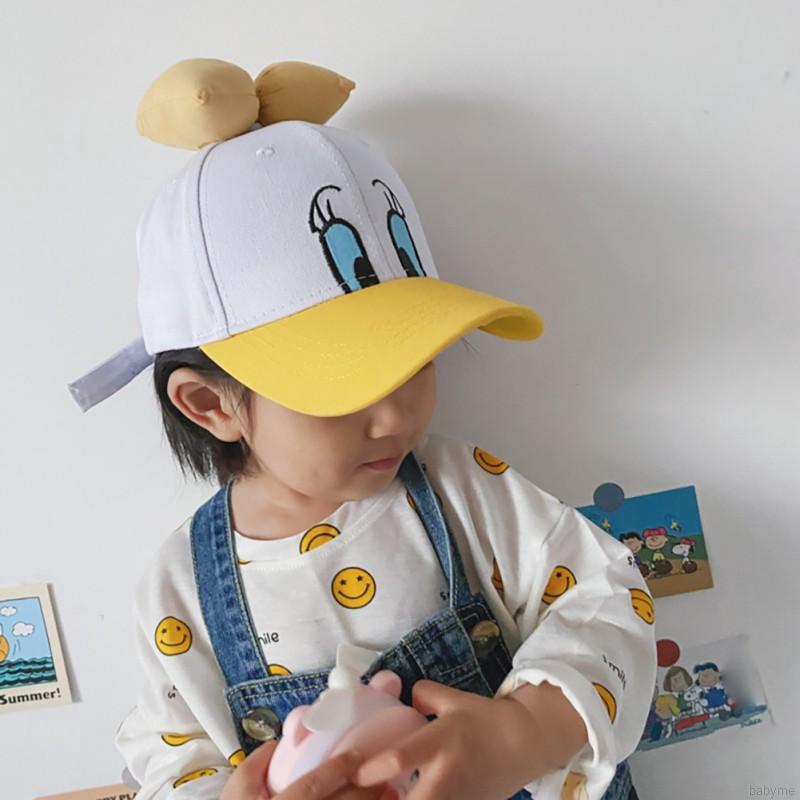 Nón lết chống nắng chất liệu cotton trang trí hoạt hình dễ thương cho bé