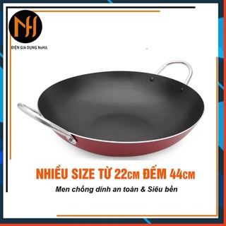Chảo trơn chống dính sâu lòng 2 quai Kyofa công nghệ Hàn Quốc đủ size chọn từ 22cm đến 42cm