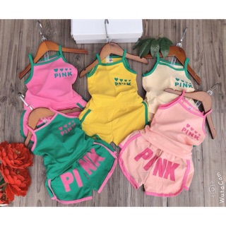 Bộ 2 dây chữ pink cho bé gái