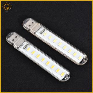 Đèn Led Ban Đêm Usb Mini 8 Bóng 5V