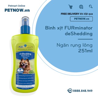 Bình xịt FURminator deShedding 251ml - Ngăn rụng lông