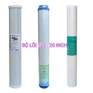 Bộ lõi lọc 20in(pp,udf,cto) dùng lọc chặn đầu nguồn,lọc cặn bẩn ,tạp chất