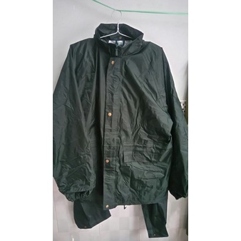 Áo mưa bộ cao cấp xanh rêu SQ