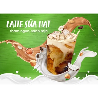 Cà phê hòa tan Nescafe Latte Sữa Hạt (Hộp 10 gói x 24g)