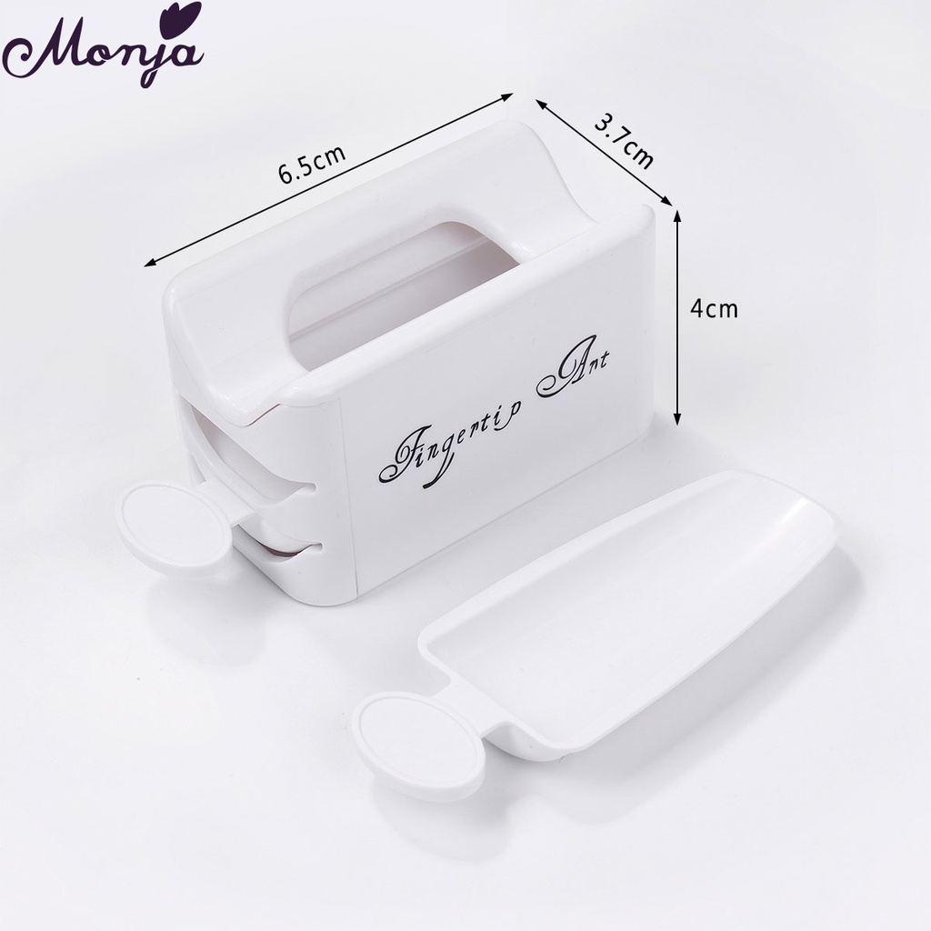 MONJA Khay đựng bột nhúng móng tay an toàn tiện dụng