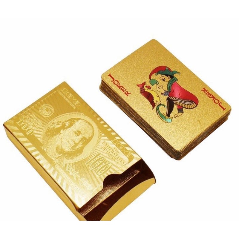 Bộ bài mạ vàng