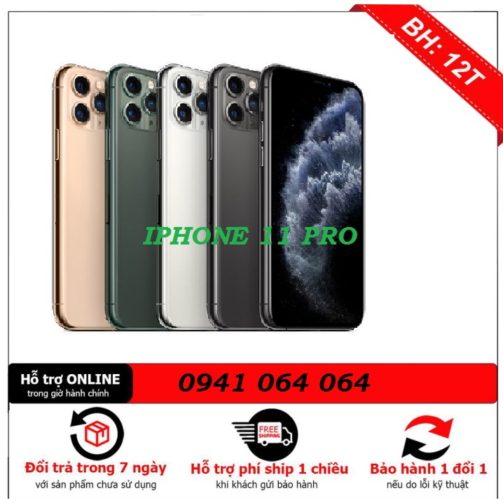 Điện thoại iPhone 11 pro quốc tế full chức năng