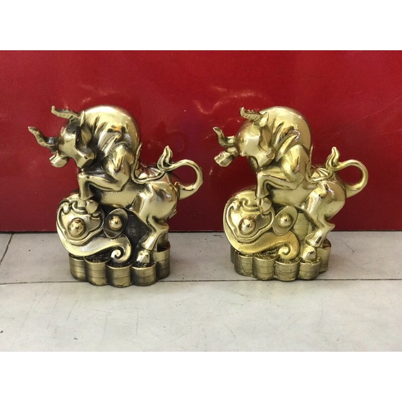 Tượng 12 con giáp như ý vật phẩm phong thuỷ bằng đồng